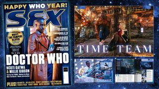 The cover of SFX issue 374, and some of the features inside.