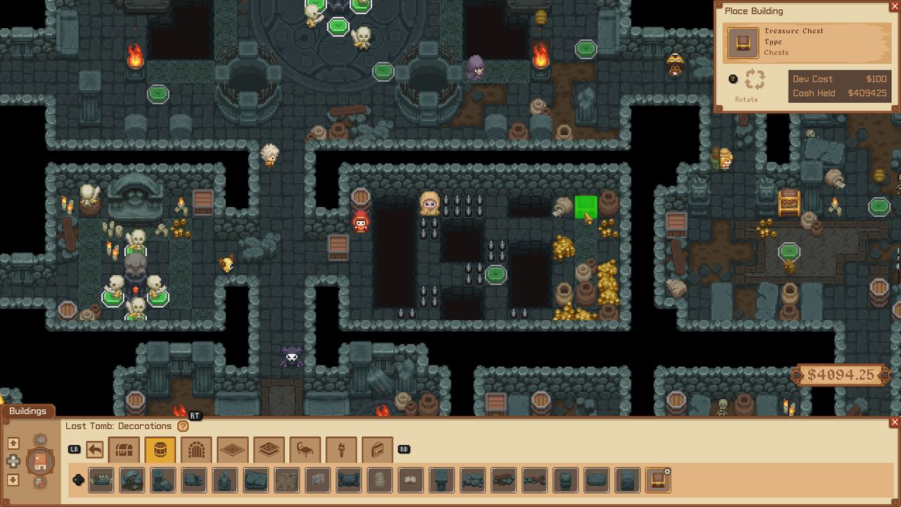 Let's Build a Zoo developers, Springloaded, partnered with Kowloon Nights to bring game dev simulator Let's Build a Dungeon to Xbox and PC.