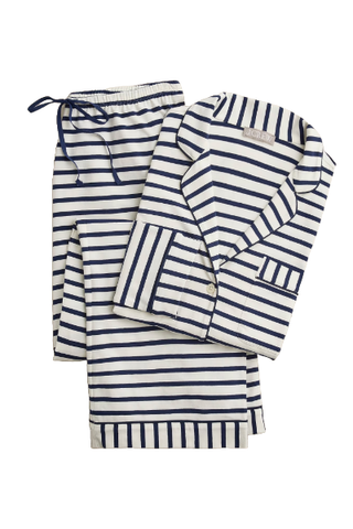 J.Crew Dreamy Cotton-Blend Pajama Pant Set (Was $118) 