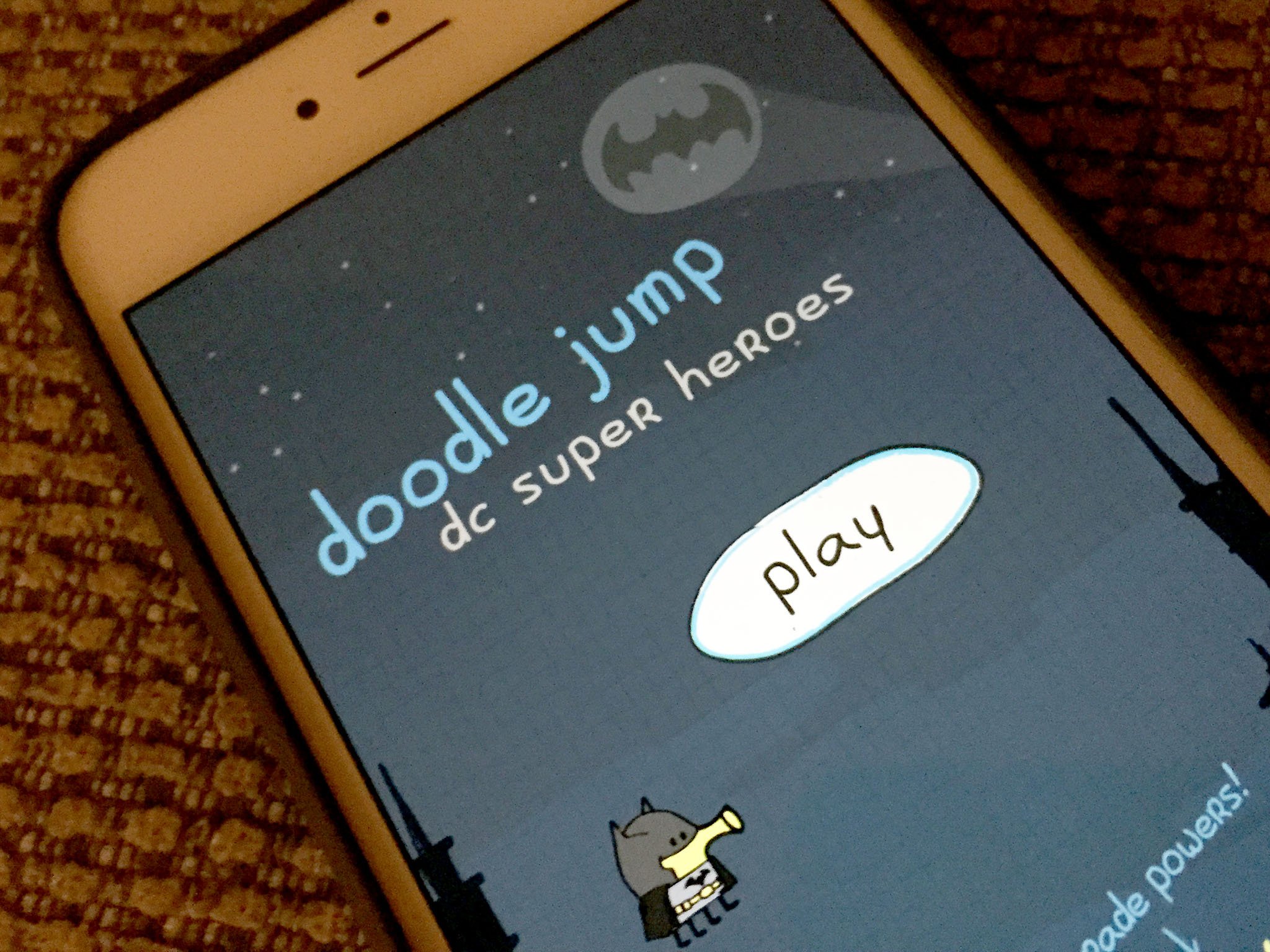 The Doodler dons Batman's cowl in Doodle Jump DC Super Heroes for the  iPhone and iPad