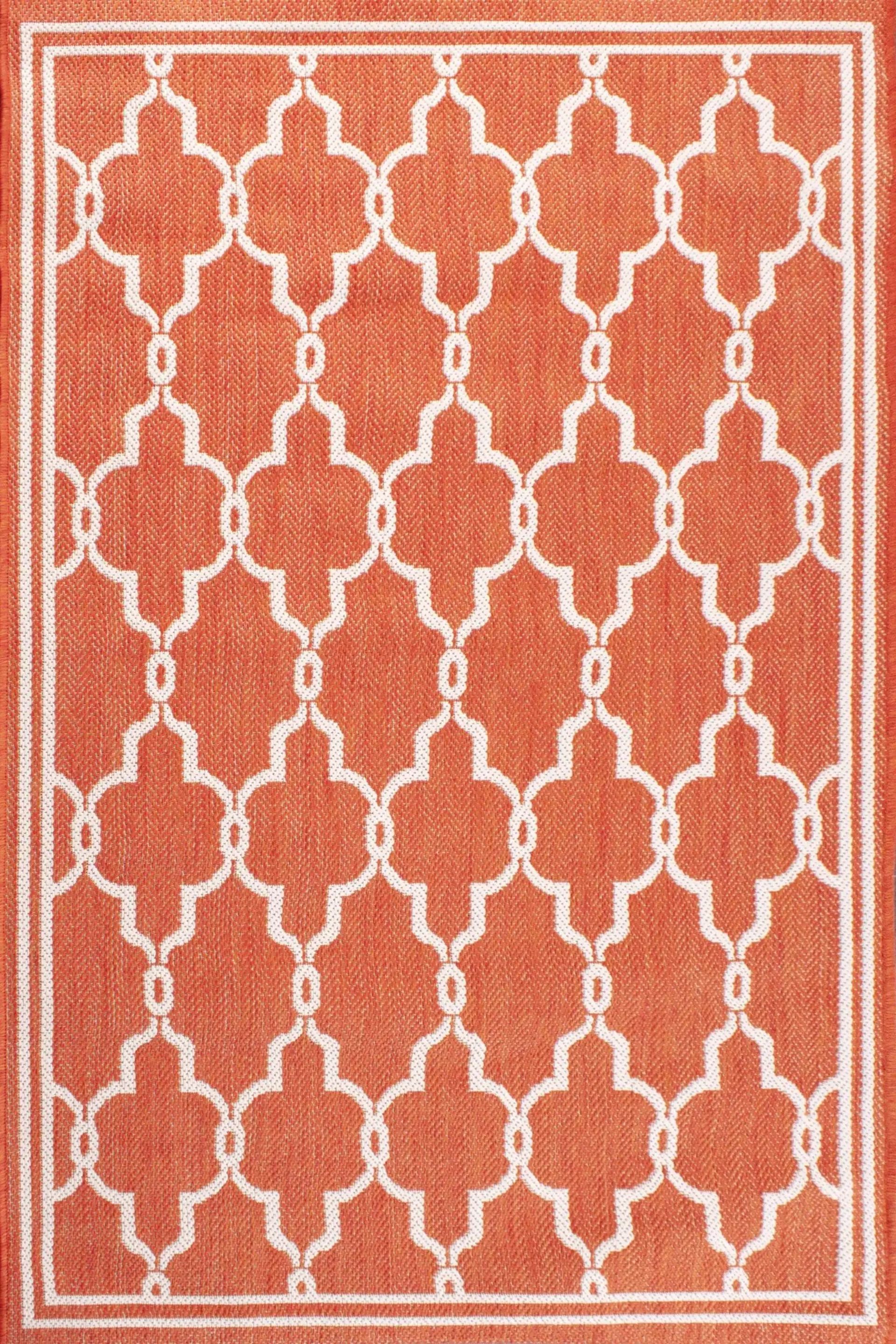 Permadani Gaya Teras Outdoor Spanish Tile Terracotta Rug