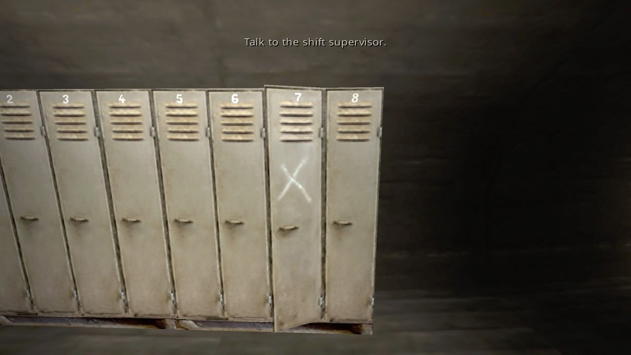 Locker with X on it in Brno Transit