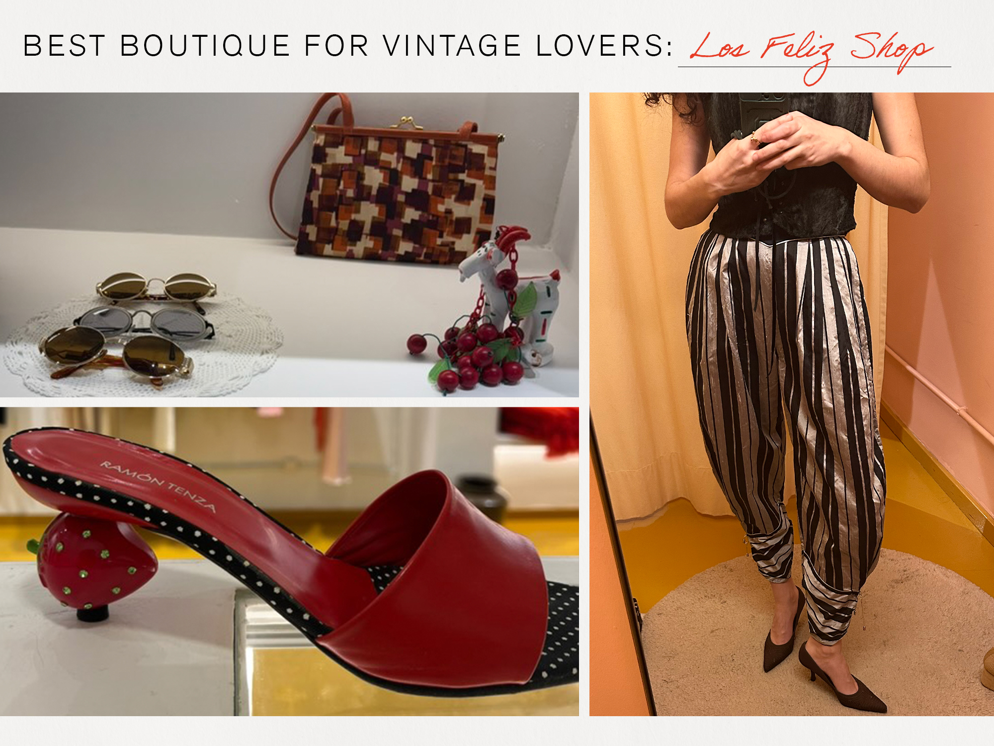 photos of items available to purchase at los feliz shop