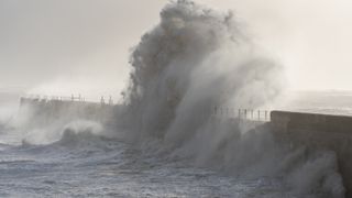 Storm Barra UK coming just weeks after Storm Arwen hit, pictured here at Hartlepool
