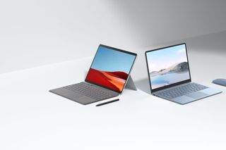 Microsoft Surface Laptop Go och Microsoft Surface Pro X