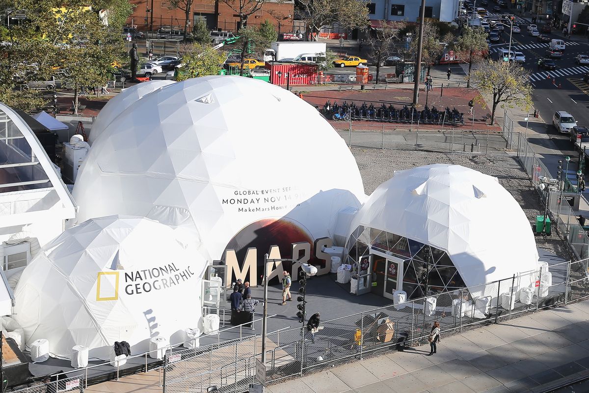 Nat Geo Mars Experiential Dome in NYC