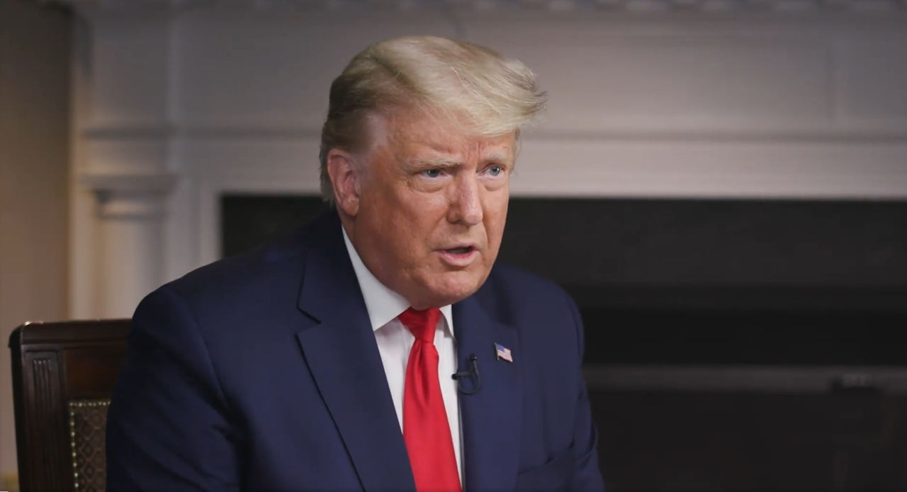 President Trump speaks with Lesley Stahl of 60 Minutes