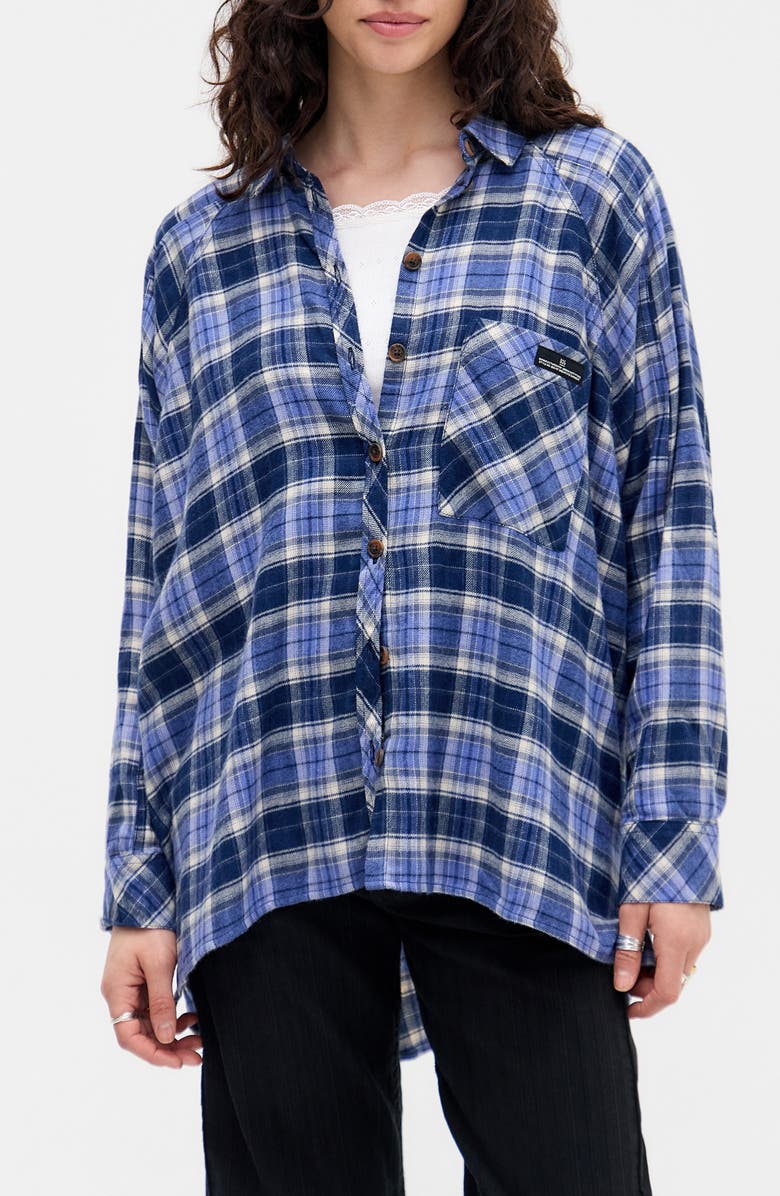 Brendan Check Oversize Button-Up Shirt