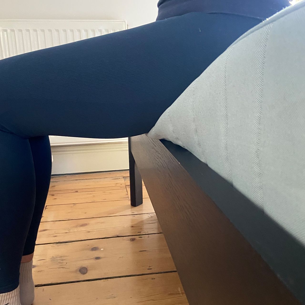 The IKEA VALEV&Aring;G pocket sprung mattress being tested