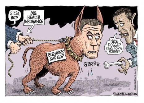 Obama&amp;#039;s healthy lapdog