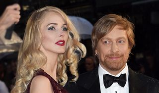 LONDON, ENGLAND - OCTOBER 08:Director Morten Tyldum (R) and Janne Tyldum attend the opening night gala screening of "The Imitation Game" during the 58th BFI London Film Festival at Odeon Leic