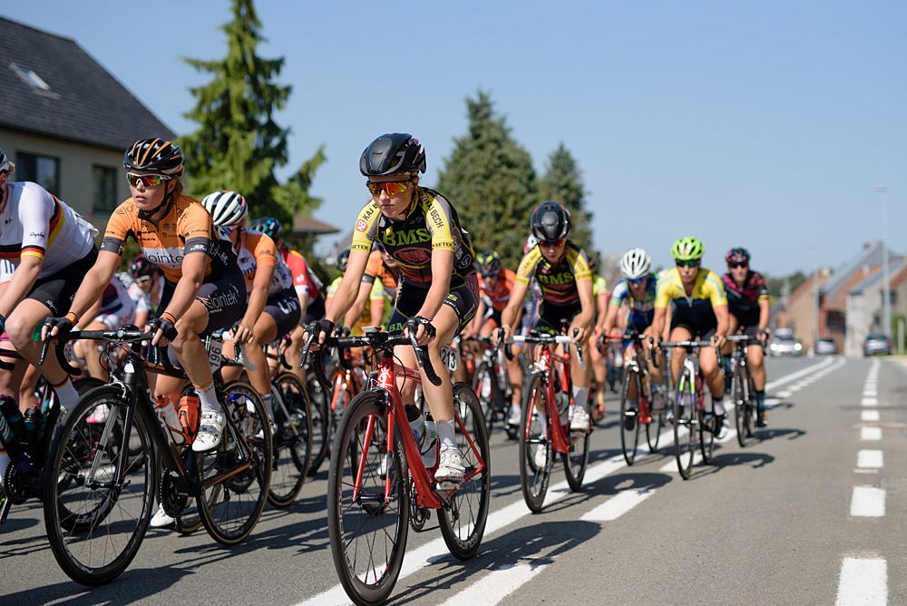 Marie Vilmann (BMS Birn) at the 108 km Stage 2 of the Lotto Belgium Tour 2016
