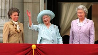 Princess Margaret, the Queen Mother and Queen Elizabeth II