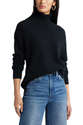 Nordstrom Cashmere Turtleneck Sweater (Was $169) 