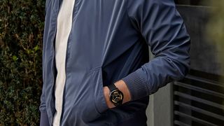 Man wearing Garmin Venu 3 watch