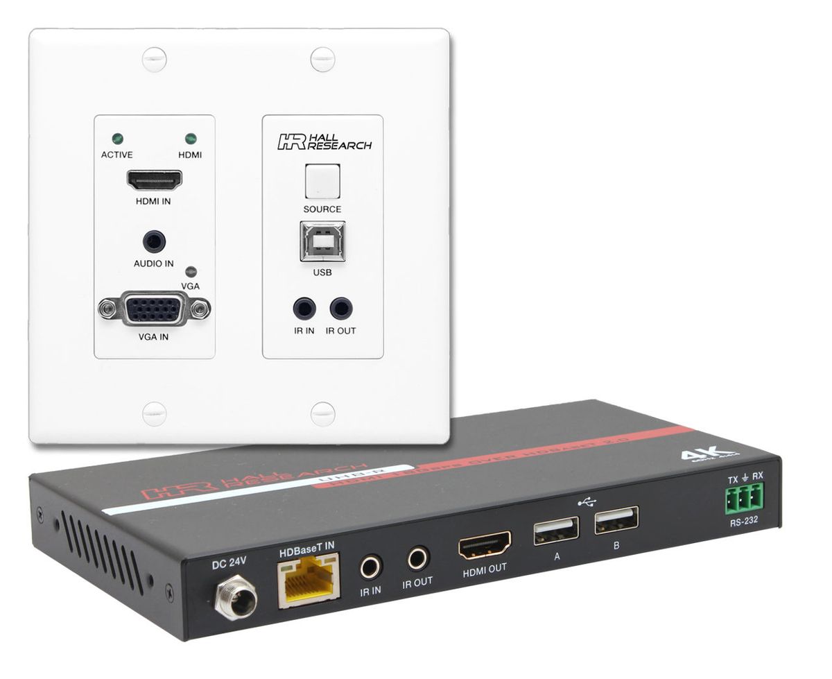 UHB-SW2, consisting of wall plate transmitter and receiver.