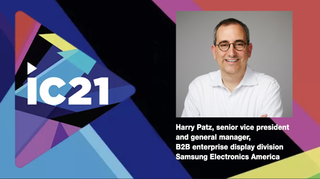 Harry Patz, senior vice president and general manager, B2B enterprise display division shares what to expect from Samsung at InfoComm 2021.