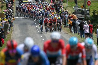 Crosswinds were a factor during stage 13 of the Tour de France