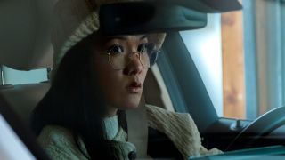 Ali Wong in a car in Beef