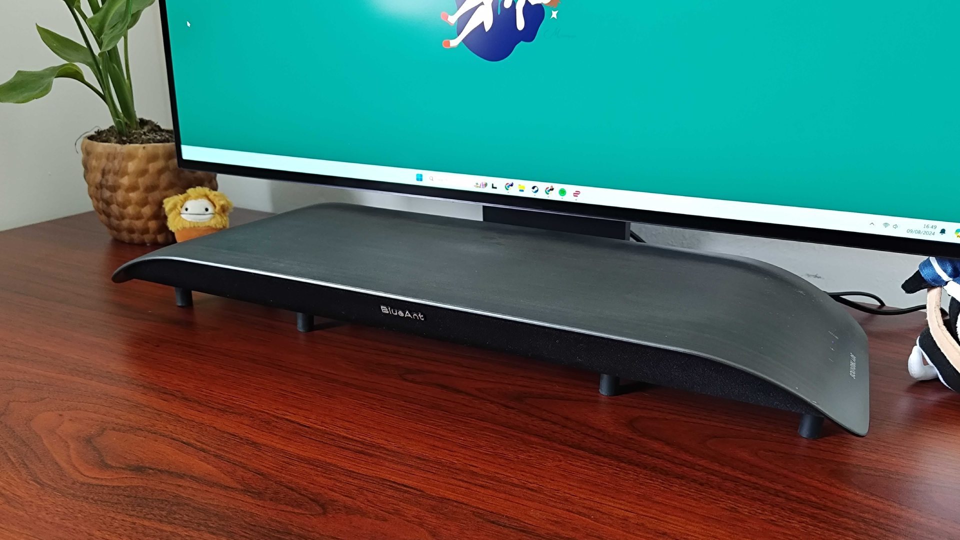 BlueAnt Soundblade review: “a sleek under-monitor solution that provides thunderous bass”