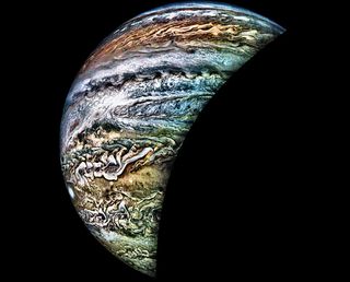 Below Jupiter's swirling cloud tops, the common element hydrogen exists in a very strange state.