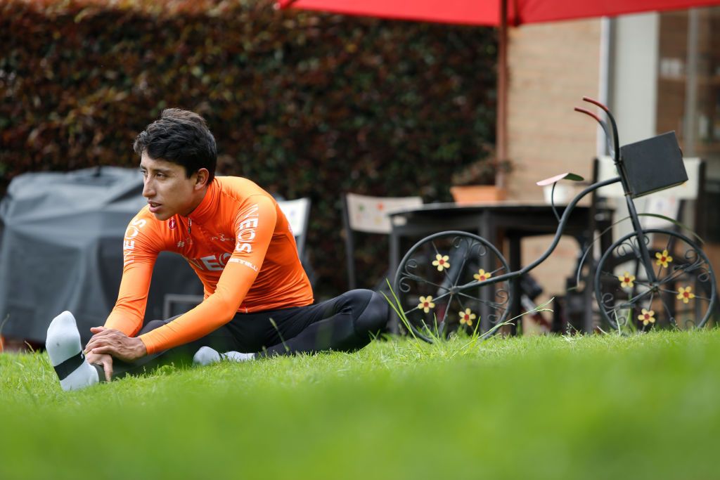 Egan Bernal training in Colombia
