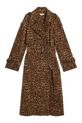 Animal Cord Trench Coat