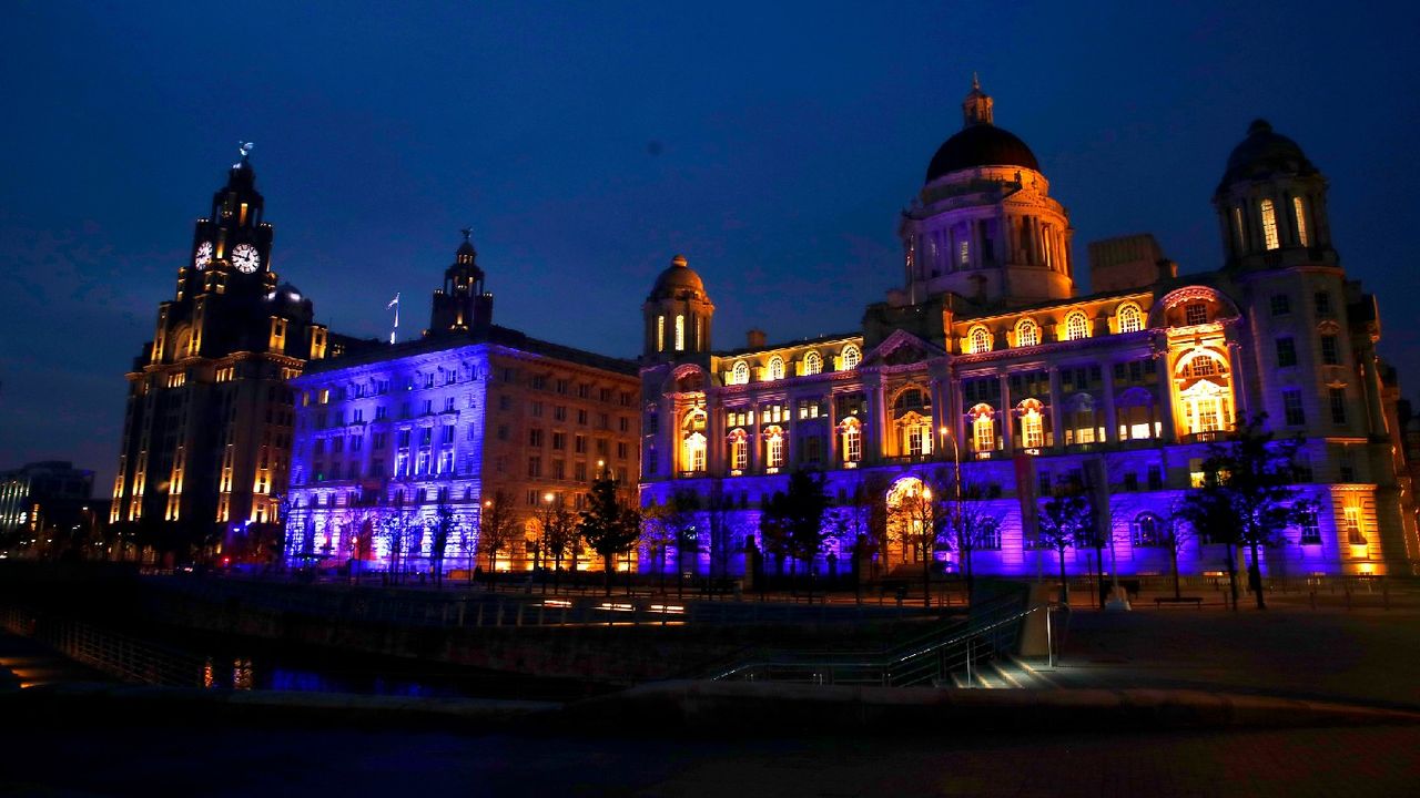 The Liverpool waterfront