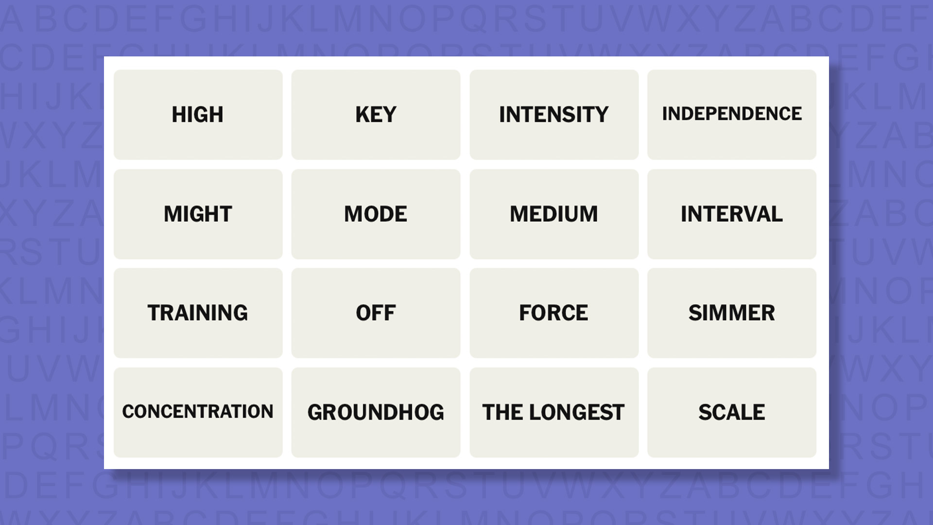 NYT Connections hints for game 1074 on a purple background