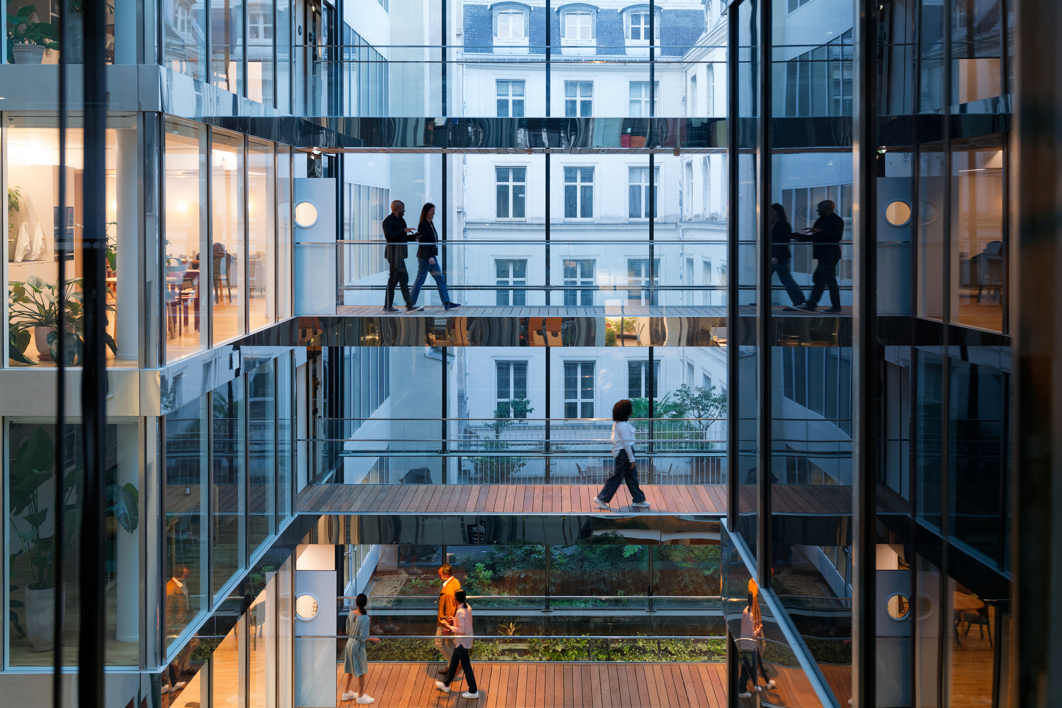 people in an office