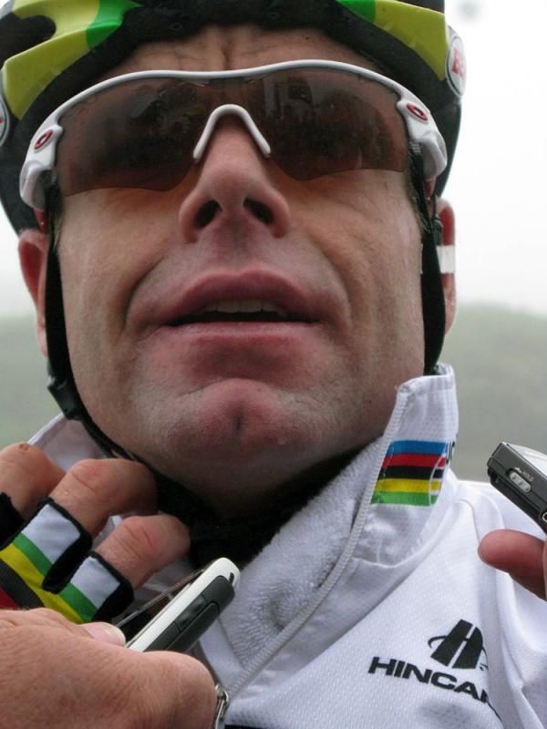 Cadel Evans (BMC) finished 12 minutes behind Schleck and Contador.