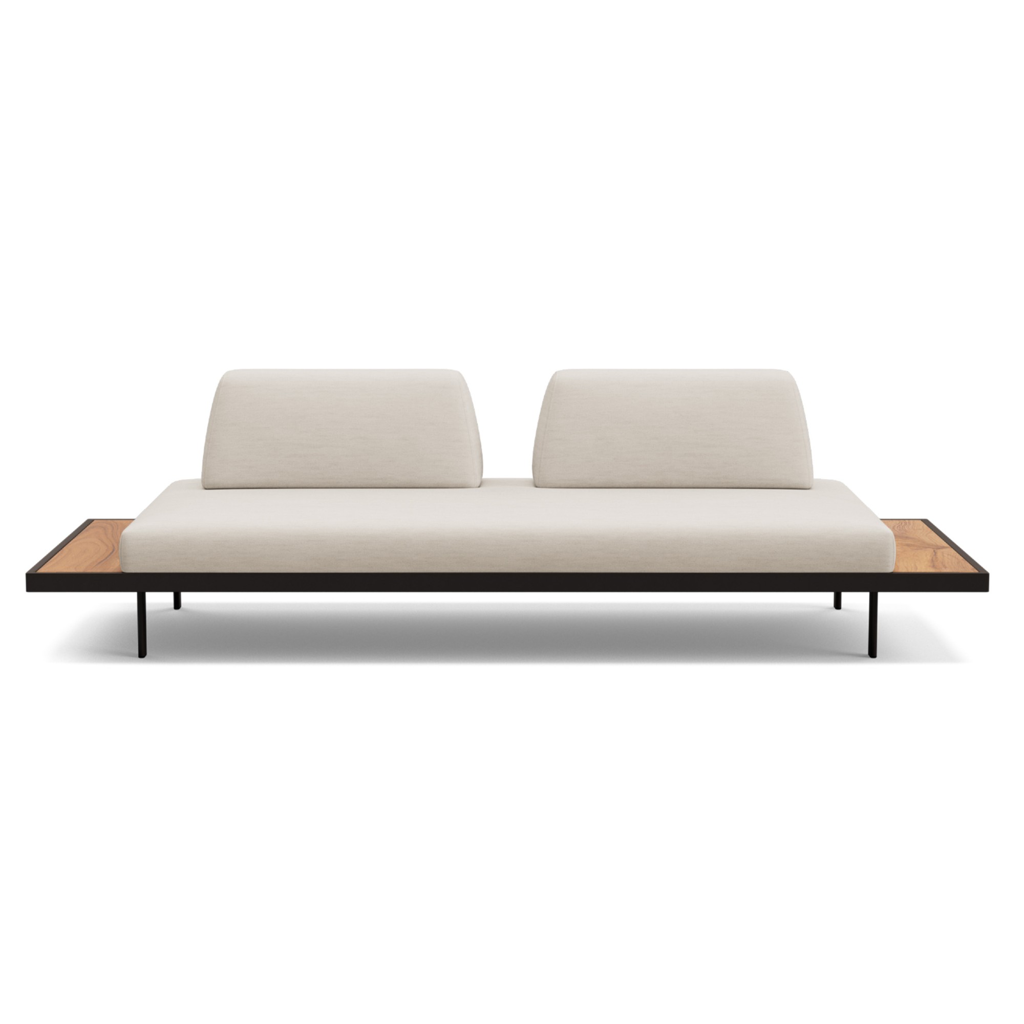 King Living Plateau Outdoor 2 Seater Sofa with Shelving