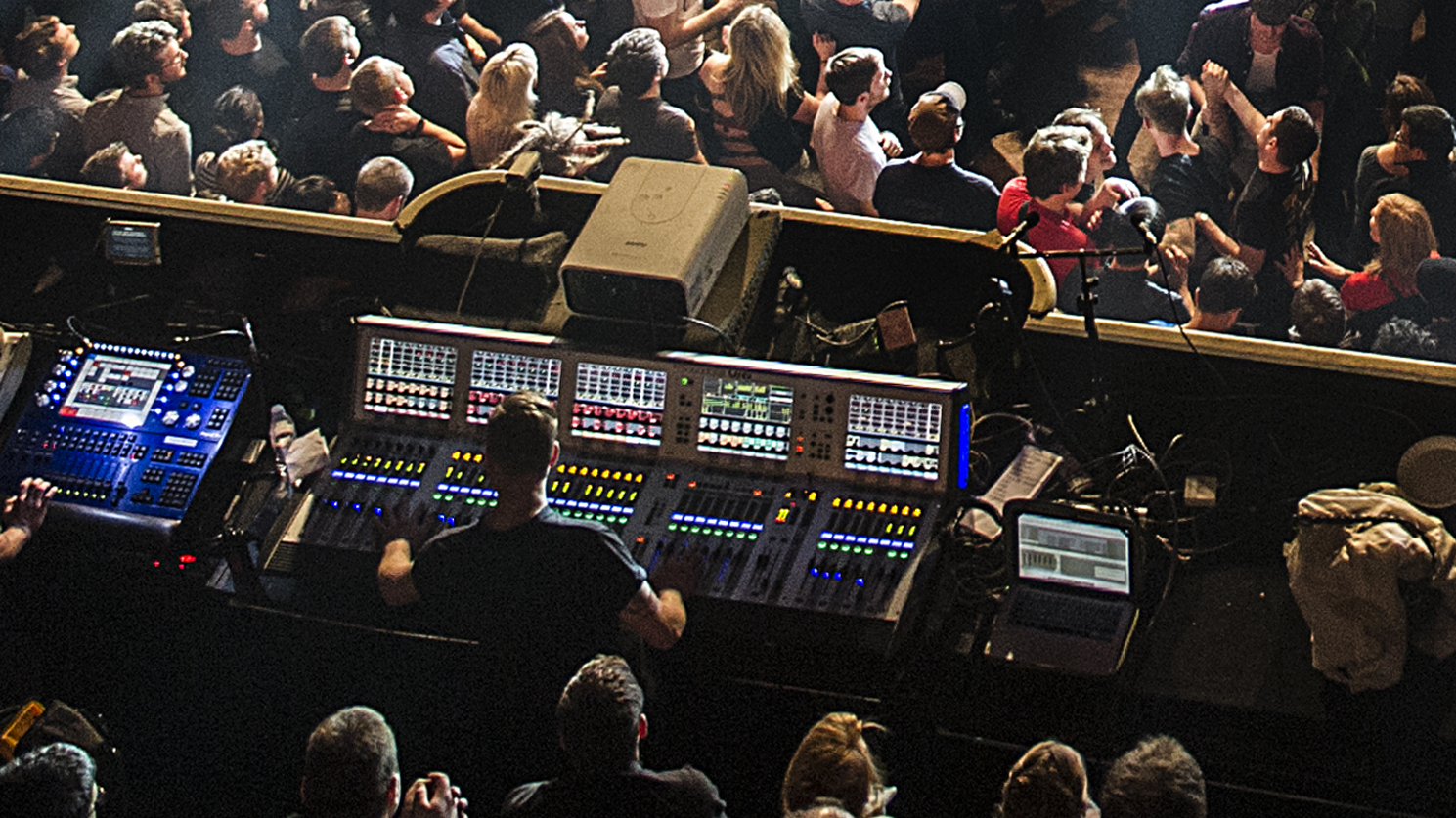 crowd at a prog gig