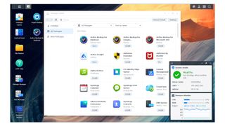 A screenshot of the apps available for the Synology DiskStation DS2422+'s DSM 7 software