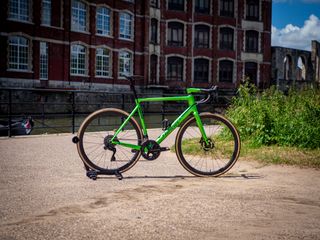 The Wilier Verticale SLR in bright green