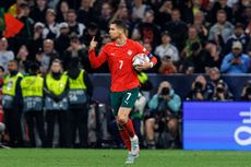 Cristiano Ronaldo of Portugal celebrating his goal during the UEFA Nations League 2025