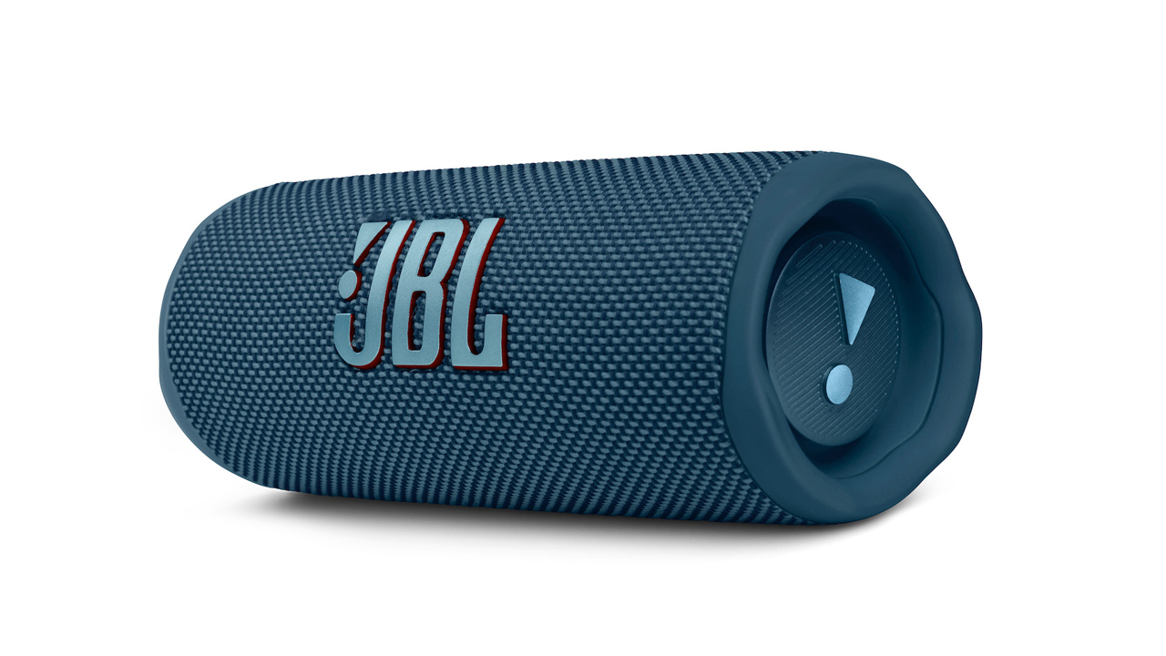 the jbl flip bluetooth speaker in dark blue