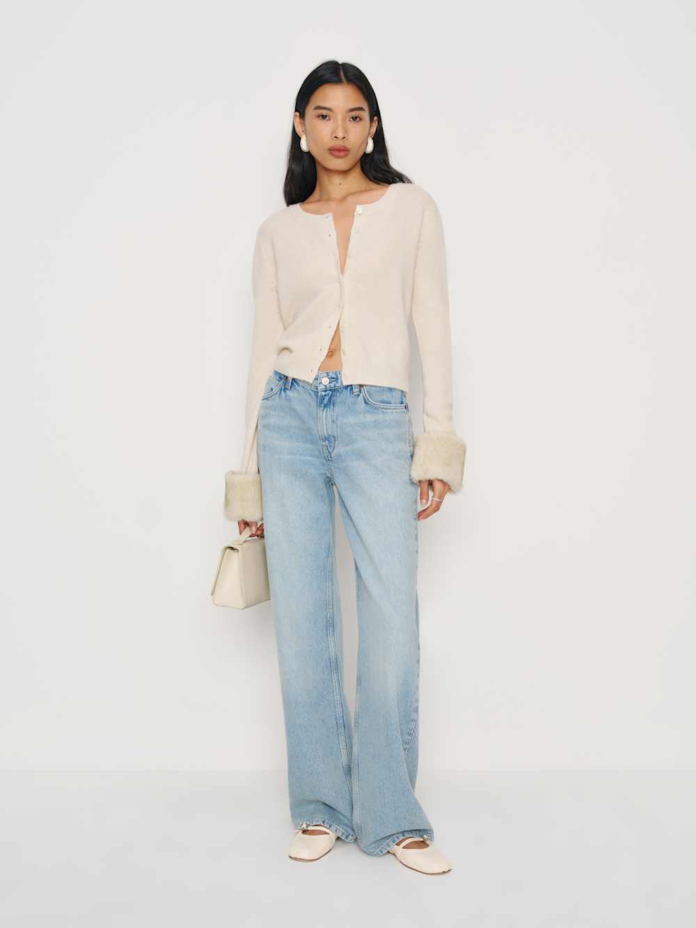 Clara Cashmere Crew Cardigan