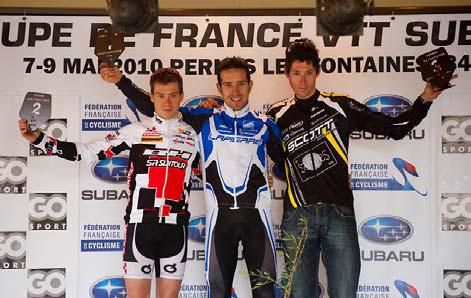Cedric Ravenel topped the podium at the Pernes les Fontaines round of the French Cup cross country