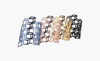 'Lace grid' cuffs