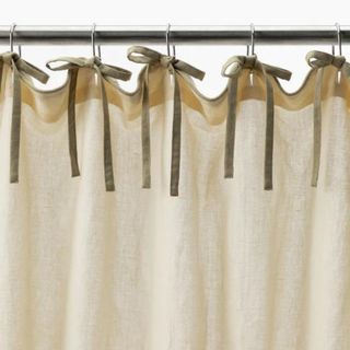 Lillian Linen Shower Curtain from McGee & co