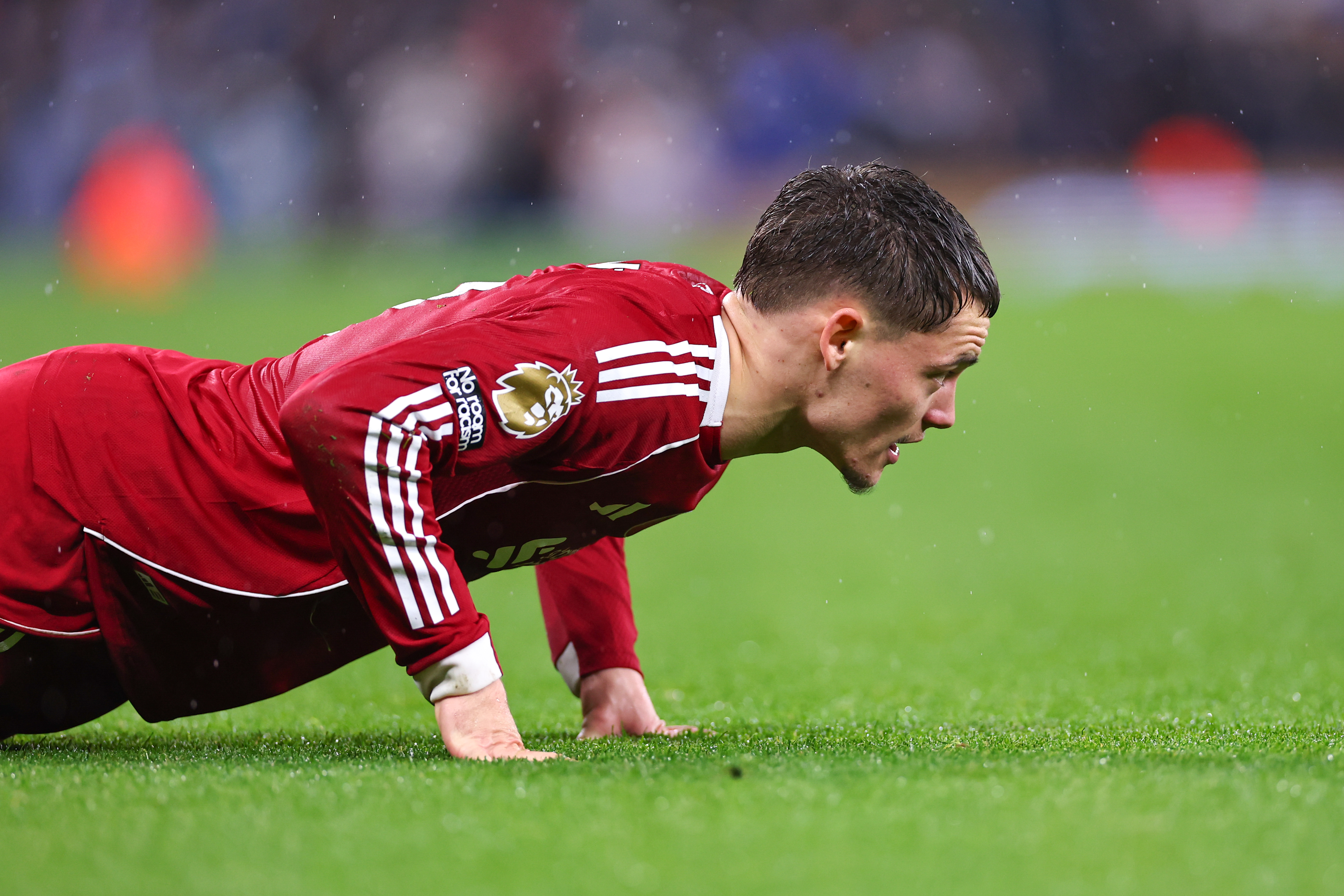 Florian Wirtz of Liverpool during the Premier League match between Manchester City and Liverpool at Etihad Stadium on November 9, 2025 in Manchester, England.