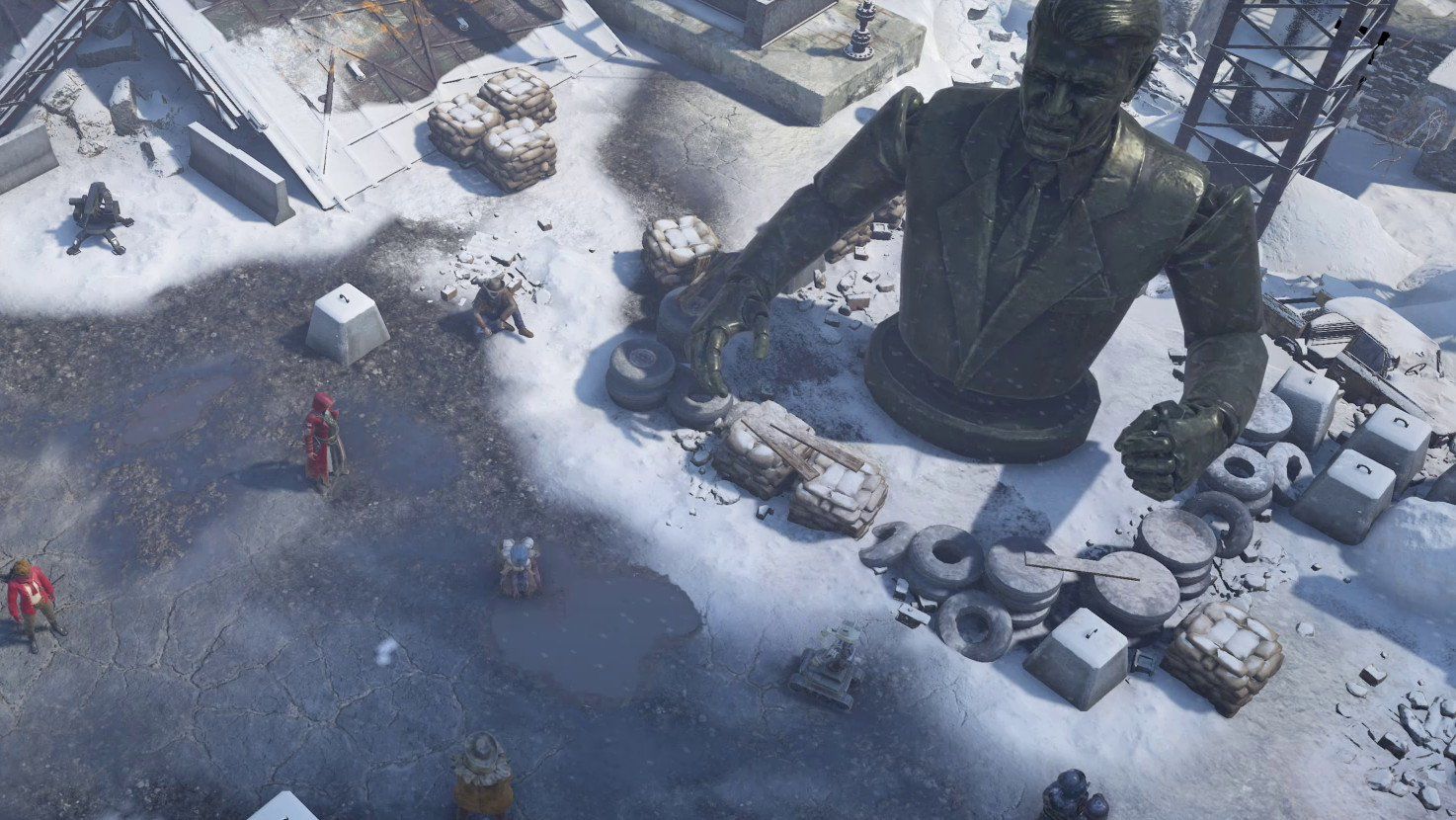 Wasteland 3 сохранения. Wasteland 3 статуя Рейгана. Wasteland 3 Рейган. Wasteland 3 (Xbox one). Wasteland 3 броня.