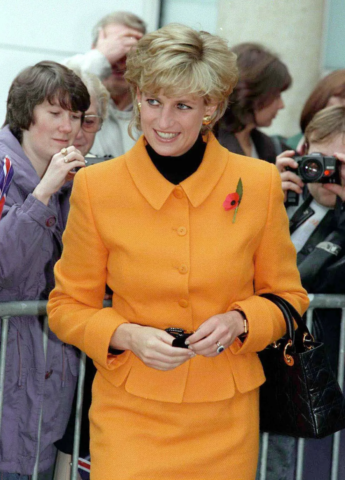 Lady Diana wearing Dior
