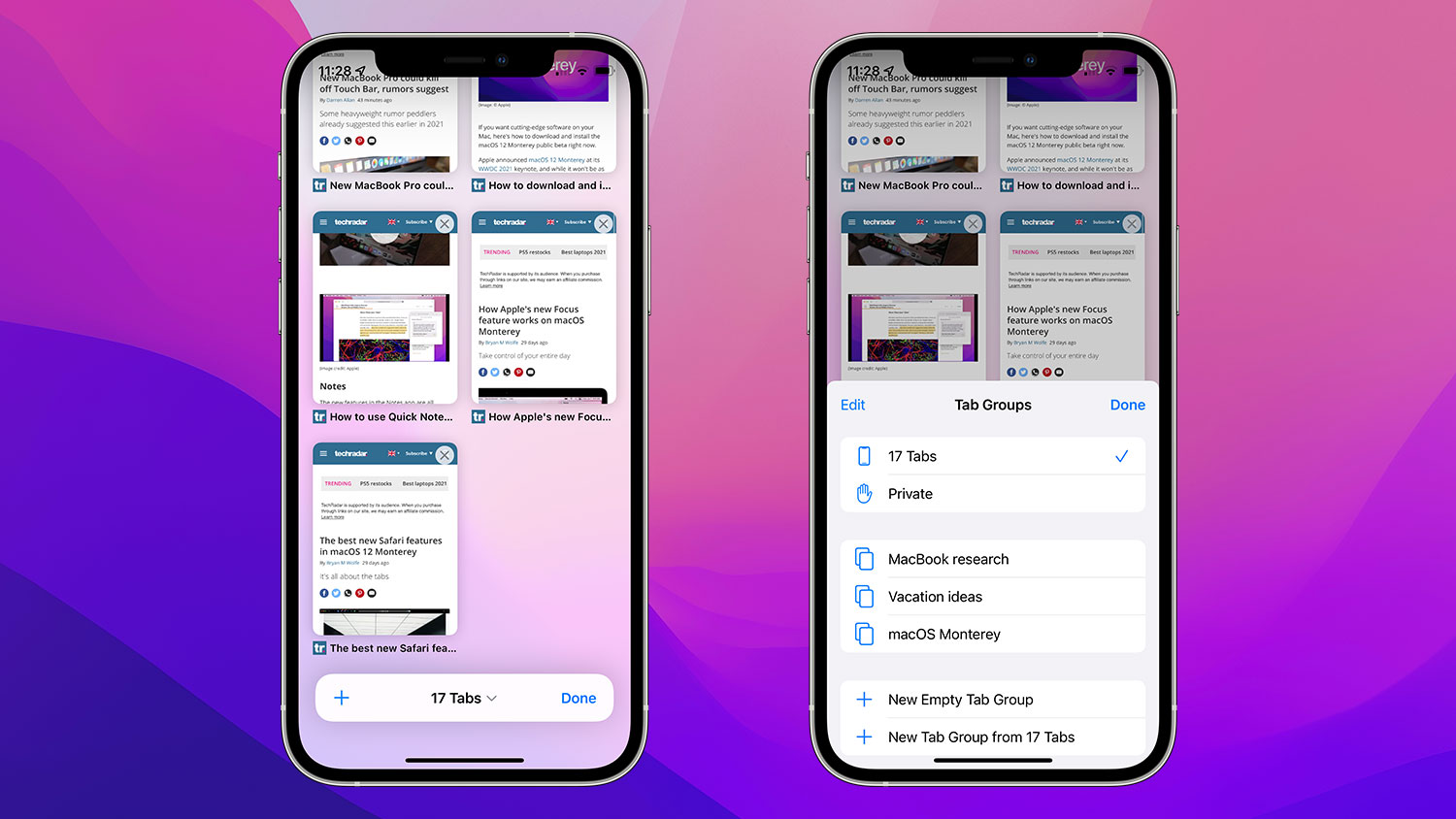 How To Use Safari Tab Groups In MacOS Monterey | TechRadar