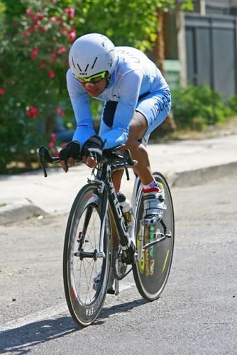 Ramiro Cabrera (Uruguay) took silver in the men's under-23 race