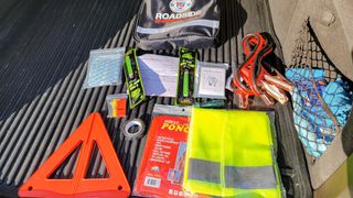 Always Prepared Roadside Emergency Kit contents