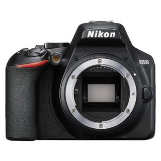 Nikon D3500 on a white background