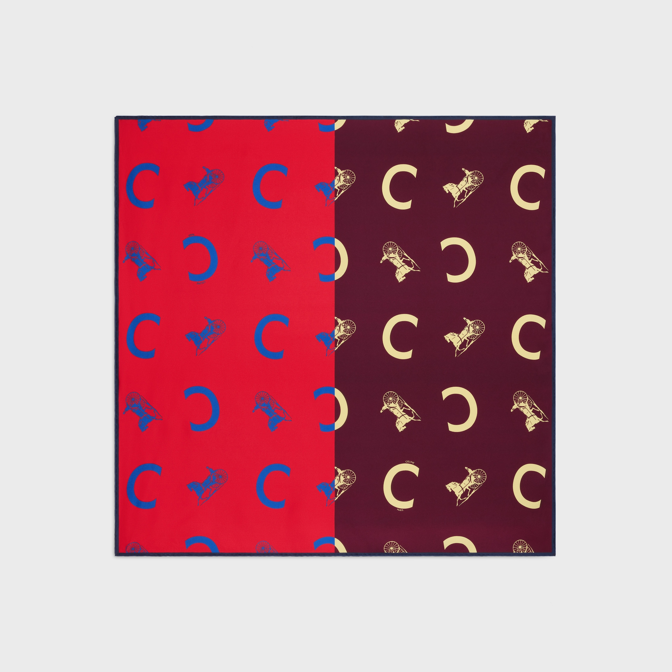 Square in Silk Twill