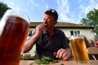 You'll never again complain about a curry being too hot after an afternoon at the World Nettle Eating Championship.